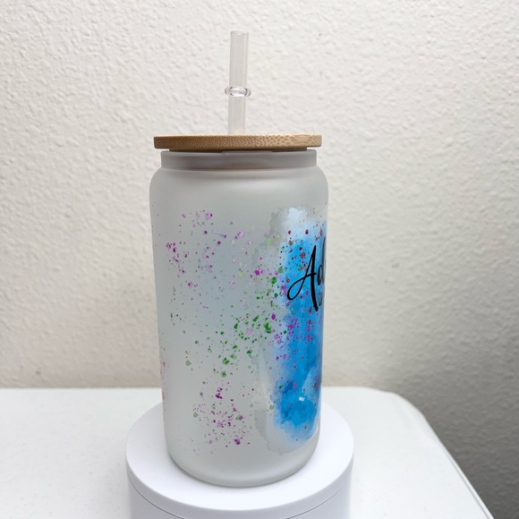 UP Adventure is Out There Handmade Libbey Glass Cup - Picture 4 of 5